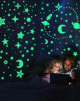 Luminous 3D Stars Dots Wall Sticker for Kids