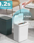 Smart Bathroom Trash Can Automatic Bagging Electronic